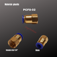 Gambar KONEKTOR SLIP LOCK female straight 8mm ke 1/4" PNEUMATIC PCF8-02 dari saprotan Kota Tangerang 2 Tokopedia