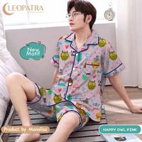 Gambar Piyama pria dewasa lengan pendek celana pendek 3 dari Sprei Emak Kota Administrasi Jakarta Selatan 4 Tokopedia
