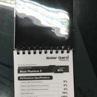Gambar Solargard Black phantom 40+80 full pesanan pak hamzah dari Tunas Auto Film Kota Bogor 2 Tokopedia