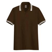 Gambar Kaos poloshirt kerah stripe list|kaos kerah pria seragam polos Coklat dari DailyStore 21 Kota Administrasi Jakarta Barat 1 Tokopedia