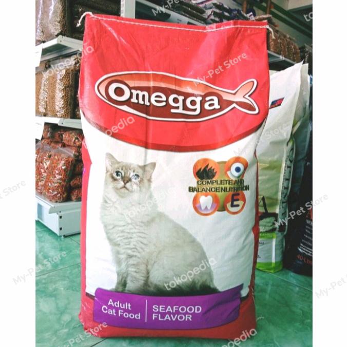 Gambar omegga cat seafood 20kg (GRAB) makanan kucing omegga seafood / omega dari My-Pet Store Kota Bekasi Tokopedia