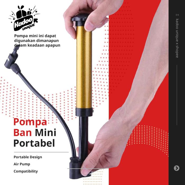 Gambar Mini Tire Pompa Ban Portabel Manual Pompa Udara Pompa Angin Sepeda dari Gilabelanjamurah Kab. Tangerang Tokopedia