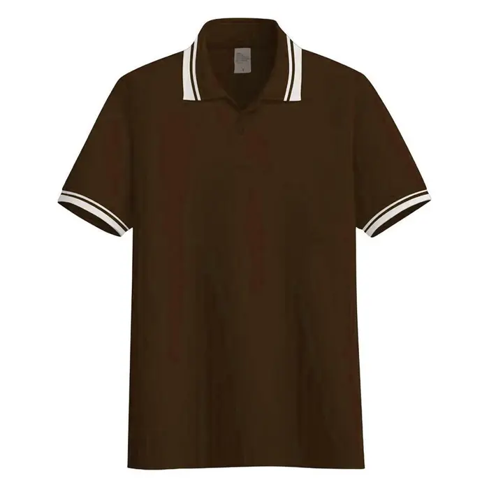 Gambar Kaos poloshirt kerah stripe list|kaos kerah pria seragam polos Coklat dari DailyStore 21 Kota Administrasi Jakarta Barat 5 Tokopedia