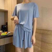 Gambar HOMIE Set baju wanita pakaian homewear santai rumah kaos dari OVINA.IDN Kota Administrasi Jakarta Utara 3 Tokopedia