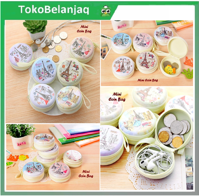 Gambar Dompet Mini Coin Bag Bulat Headset Kunci Uang Koin EarPhone Motif Acak dari Toko Belanjaq Kab. Sidoarjo Tokopedia
