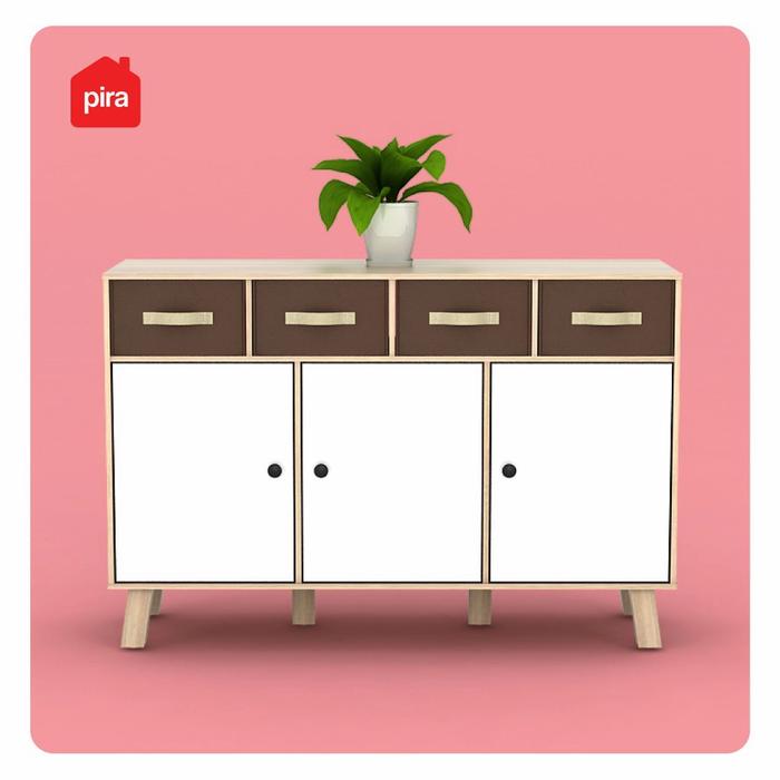 Gambar RAK BUKU DRAWER LEMARI BUKU MEJA TV LEMARI HIAS ARNOR SB 120 BUFET TV dari ALFATWIN Kota Depok Tokopedia