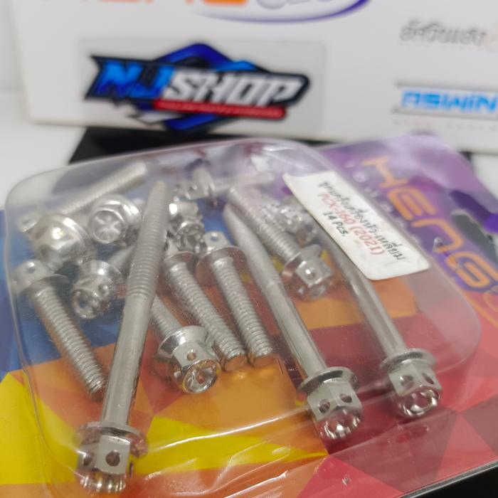 Gambar Baut probolt baut CVT pcx 160 set heng original 2 kunci flower gs1 pre dari NJ_shop accesories Kota Bandar Lampung 5 Tokopedia