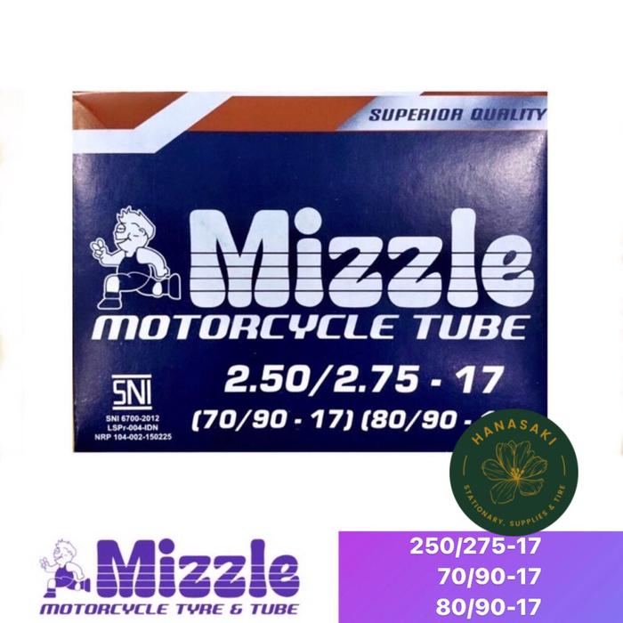 Gambar Ban Dalam MIZZLE 250/275-17 ( 70/90-17 ) ( 80/90-17 ) Tube dari HANASAKI STATIONARY Kota Surabaya Tokopedia