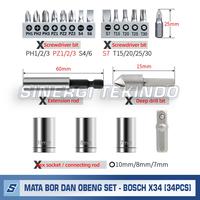 Gambar Mata Bor Kayu Besi Obeng SET - BOSCH LIMITED X LINE X34 SET [33Pcs] dari SINERGITEKINDO Kota Yogyakarta 4 Tokopedia
