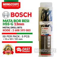 Gambar Set 5 Pcs 13mm Mata Bor Besi HSS-G BOSCH 13 mm Metal Drill Bits HSS G dari mangosafe Kota Medan 2 Tokopedia