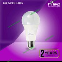 Gambar HILED / Lampu Bohlam LED / Putih Natural 18 Watt / Hemat Listrik / A3 dari Jaya Mas Elektrik Kota Administrasi Jakarta Pusat 1 Tokopedia