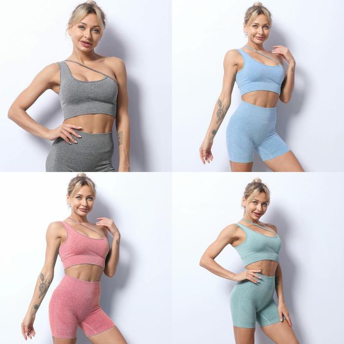 Gambar LULA SHORT SET (Sport Bra+Shorts) Pakaian Olahraga Yoga Gym Wanita dari Athens the Label Kab. Badung Tokopedia