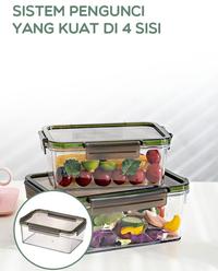 Gambar SAMONO Kotak Penyimpan Makanan Plastik Food Container Food Storage dari Asera Decor Kota Surabaya 4 Tokopedia