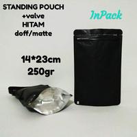 Gambar standing pouch alumunium foil 250gr kopi +valve dari fifi kemasan Kota Administrasi Jakarta Timur 5 Tokopedia