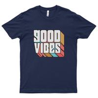 Gambar Kaos Distro Premium Lengan Pendek Good Vibes Positive Quotes T-Shirt dari Eternal Cover Kota Bandar Lampung 4 Tokopedia