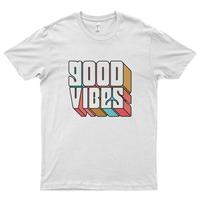 Gambar Kaos Distro Premium Lengan Pendek Good Vibes Positive Quotes T-Shirt dari Eternal Cover Kota Bandar Lampung 5 Tokopedia