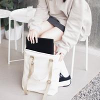 Gambar NARA WHITE Tote bag Ransel Backpack from The Daily Smith dari The Daily Smith Store Kota Surakarta 4 Tokopedia