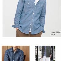 Gambar Kemeja DENIM Uniq 2 pocket LS dari VIRUSOLOGY Kota Tangerang Selatan 1 Tokopedia