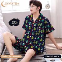 Gambar Piyama pria dewasa celana pendek lengan pendek 5 dari Sprei Emak Kota Administrasi Jakarta Selatan 1 Tokopedia