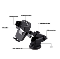 Gambar Holder HP Handphone Mobil Universal Rotasi 360 di kaca Dashboard Spion dari Bima Accessories Bali Kota Denpasar 3 Tokopedia