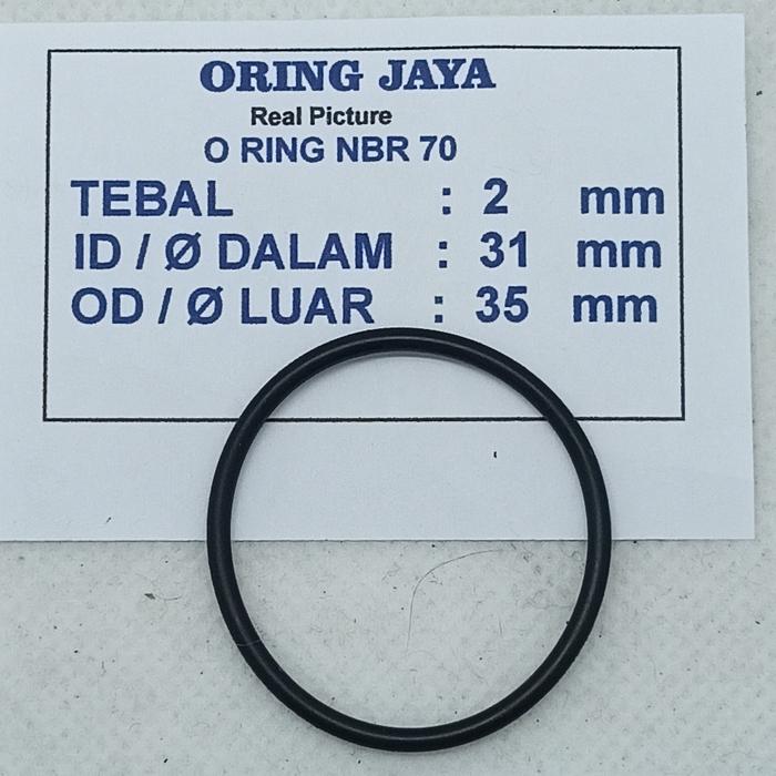 Gambar o ring seal 2 x 31 x 35 mm NBR 70 dari oringjaya Kota Surabaya Tokopedia