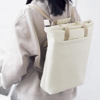 Gambar NARA WHITE Tote bag Ransel Backpack from The Daily Smith dari The Daily Smith Store Kota Surakarta 2 Tokopedia