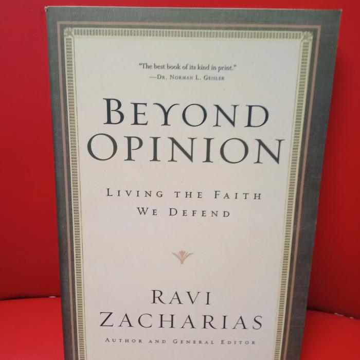 Gambar BUKU BEYOND OPINION : LIVING THE FAITH WE DEFEND BY RAVI ZACHARIAS dari Buku Barokah berkah Kota Administrasi Jakarta Pusat Tokopedia