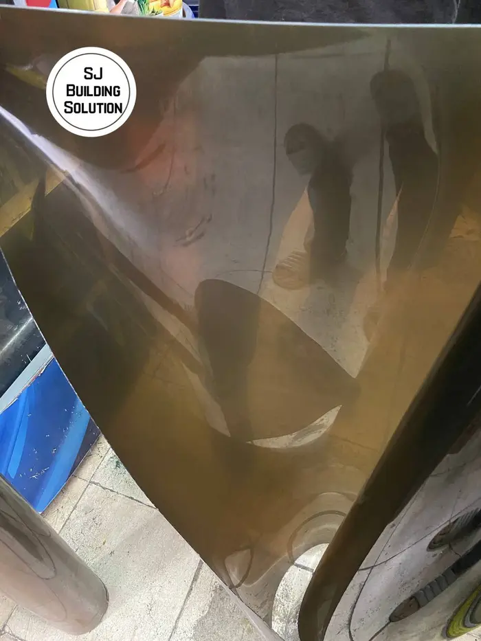 Gambar FIBER PLASTIK PENUTUP PAGAR MOTIF POLOS HIJAU HITAM BIRU PLG TEBAL 1MM dari SJ Building Solution Kota Medan 5 Tokopedia