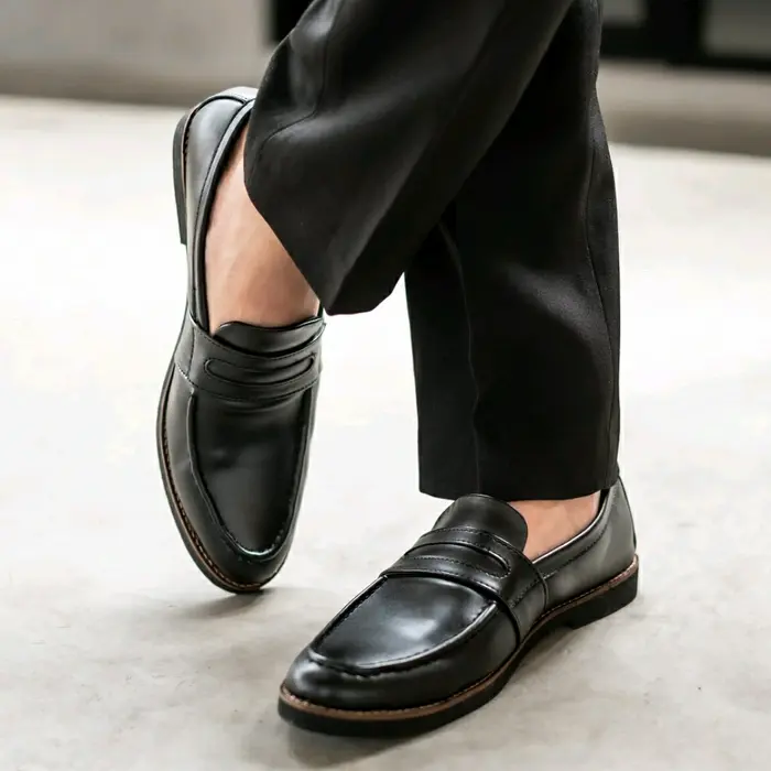 Gambar LOAFERS X4 JUMBO 43-48 Sepatu OXPORD Kantoran PNS Pesta Kulit Hitam,46 dari ERA Shoes. Kab. Bandung 4 Tokopedia