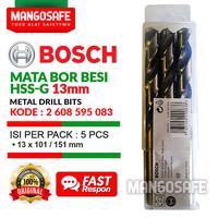 Gambar Set 5 Pcs 13mm Mata Bor Besi HSS-G BOSCH 13 mm Metal Drill Bits HSS G dari mangosafe Kota Medan 3 Tokopedia