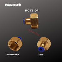 Gambar KONEKTOR SLIP LOCK female straight 6mm ke 1/2" PNEUMATIC PCF6-04 dari saprotan Kota Tangerang 2 Tokopedia