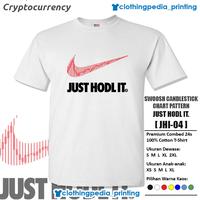 Gambar Kaos Red Swoosh Just Hodl It Logo Bitcoin BTC Cryptocurrency T-Shirt dari Clothingpeda-Printing Kota Malang 4 Tokopedia