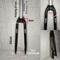 Gambar Fork Rigid M5 Sport Oversize 700 x 23/40c MTB 26 27.5 29 x 1.75 Max dari LilsunshineshopBikePart Kab. Jember 2 Tokopedia