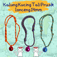 Gambar Kalung Kucing Murah - TALI PRUSIK Lonceng 14mm (1pcs) - Warna Random dari ciro petshop Kota Bandung 1 Tokopedia