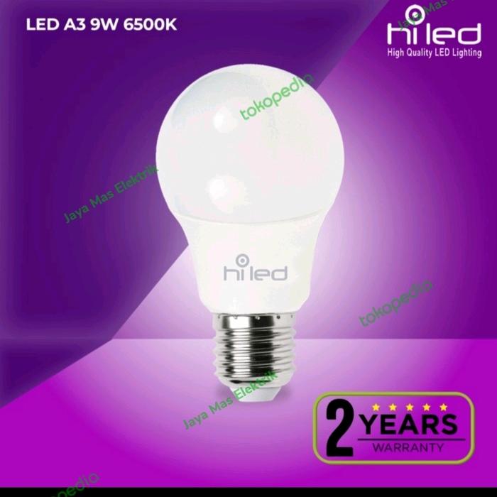 Gambar HiLed / Lampu Bohlam LED / Putih 9 Watt / Hemat Listrik / A3 dari Jaya Mas Elektrik Kota Administrasi Jakarta Pusat Tokopedia