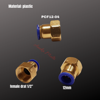 Gambar KONEKTOR SLIP LOCK female straight 12mm ke 1/2" PNEUMATIC PCF12-04 dari aneka multi Kota Tangerang 2 Tokopedia