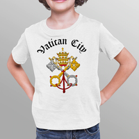 Gambar Baju Kaos Anak Unisex Katun Premium Lengan Pendek Bendera Vatican dari Mora Syndicate T-Shirt Kota Bekasi 2 Tokopedia