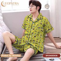 Gambar Piyama pria dewasa celana pendek lengan pendek 1 dari Sprei Emak Kota Administrasi Jakarta Selatan 3 Tokopedia
