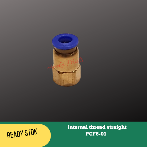 Gambar KONEKTOR SLIP LOCK female straight 6mm ke 1/8" PNEUMATIC PCF6-01 dari aneka multi Kota Tangerang Tokopedia
