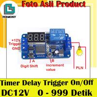Gambar Delay Timer Trigger Relay 0-999 detik On Off count down hitung mundur dari Permony Store Kota Administrasi Jakarta Pusat 5 Tokopedia