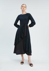 Gambar Addana Dress Dark Navy dari Minimal Kab. Pemalang 4 Tokopedia