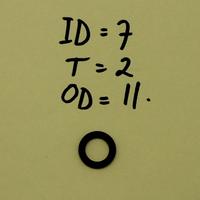 Gambar oring seal 2 x 7 x 11 mm NBR 70 dari Oring Central Kota Surabaya 1 Tokopedia