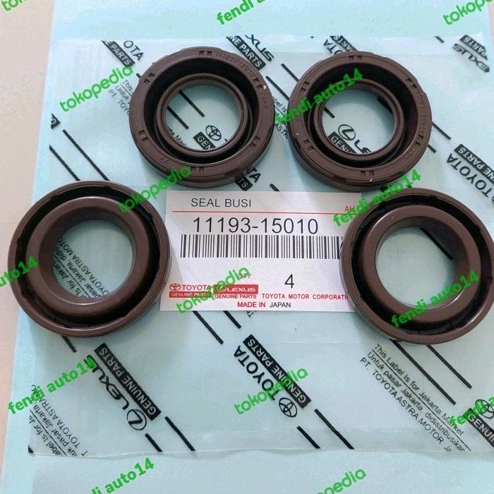 Gambar seal busi 4pcs 1set toyota twincam original dari FEND 14 Kota Administrasi Jakarta Pusat Tokopedia