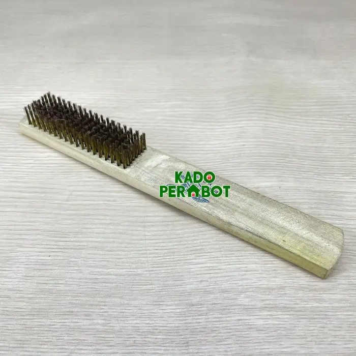 Gambar Sikat Kawat - Sikat Besi Baja - Sikat Mesin Gagang Kayu - Sikat Besi dari Kadoperabot Kab. Tangerang 5 Tokopedia