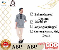 Gambar Baju Koko Muslim Dewasa Aliyar Toyobo Fodu Lengan Panjang By Arra dari BISTORE_24 Kota Bandung 2 Tokopedia