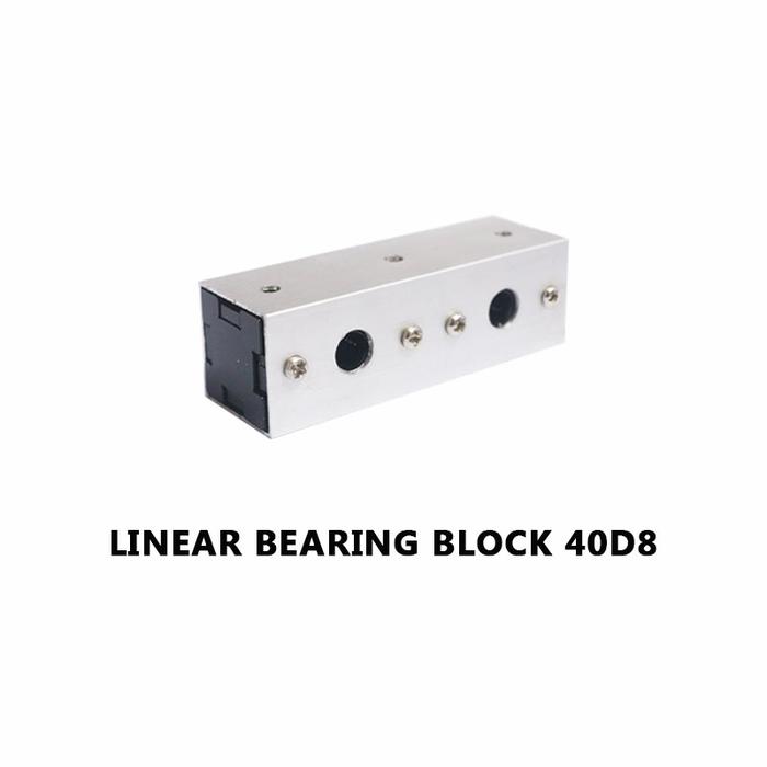 Gambar EELIC SCS-AL40D8 Linear bearing block dengan 2 bearing ukuran 8uu jara dari EELIC Kota Surabaya Tokopedia
