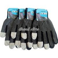 Gambar Sarung Tangan Touch Screen Motor Hitam Anti Slip Putih Full Jari dari Ad sock Kota Bekasi 3 Tokopedia