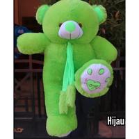 Gambar Boneka Beruang Teddy Bear Syal Jumbo Telapak 90cm dari Arsya Boneka Cikampek Kab. Karawang 4 Tokopedia