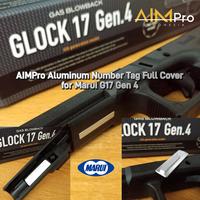 Gambar AIMPro Aluminum Number Tag Full Cover for Marui / TM G17 Gen 4 dari AIMProIndonesia Kab. Sleman 1 Tokopedia