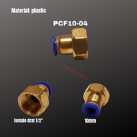 Gambar KONEKTOR SLIP LOCK female straight 10mm ke 1/2" PNEUMATIC PCF10-04 dari saprotan Kota Tangerang 2 Tokopedia